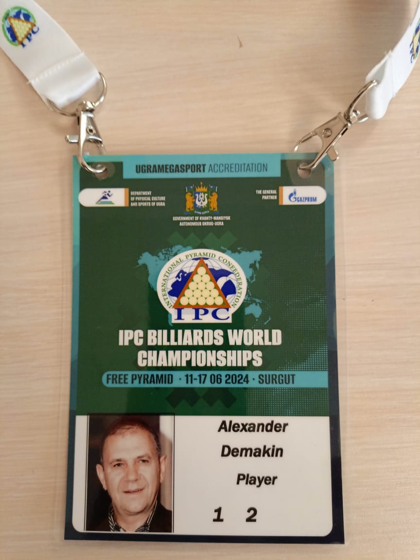 Карточка участника IPC Billiards World Championships в Сургуте